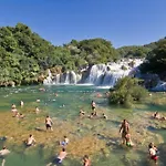 Apartment In With Terrace, Air Conditioning, Wi-fi, Washing Machine Pirovac